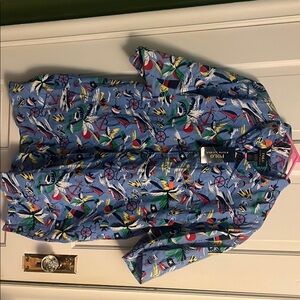 Polo Ralph Lauren Blue Tropical Shirt